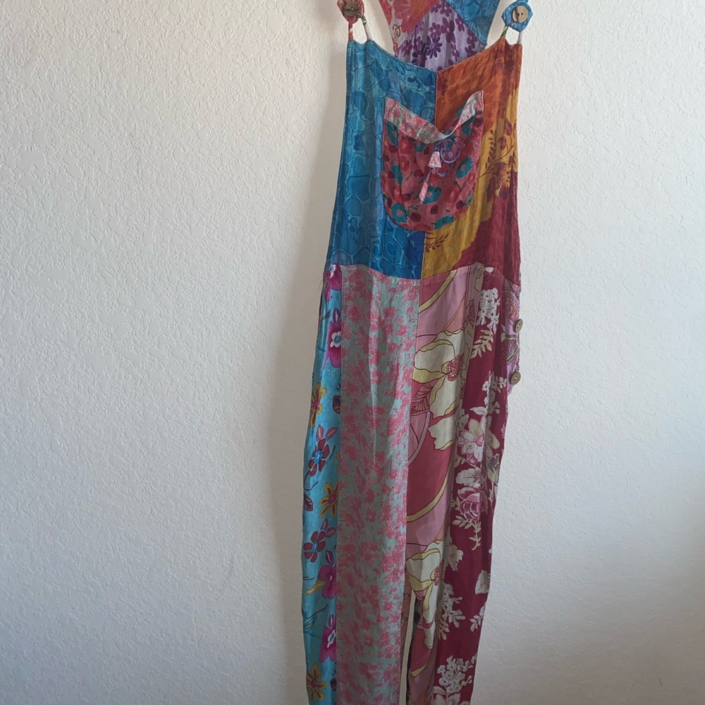 Boston Proper Boho Multicolor Patchwork Vibrant H… - image 3